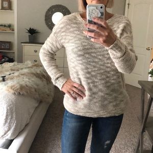 Open back sweater
